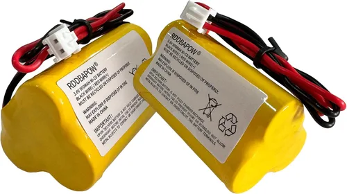 Vista 5 de Batería de emergencia de señal de salida Ni-CD de 3.6V 900mAh para Unitech LEDR-1 6200RP, Dantona CUSTOM-318 OSA230, Lowes 253799, Exitronix