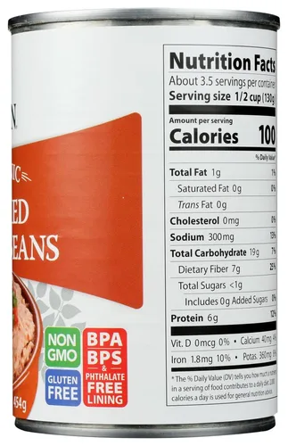 Vista 4 de Eden Foods Frijoles Pintos Refritos Orgánicos - 16 oz3