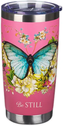 Vista 11 de Christian Art Gifts - Taza de viaje de acero inoxidable con aislamiento al vacío de doble pared de 18 oz, color negro mate, con tapa para hombres