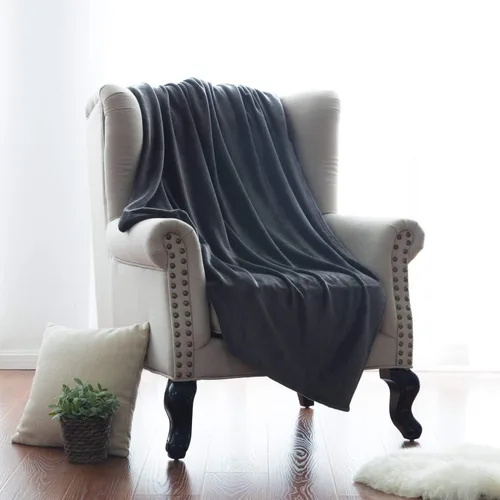 Vista 41 de Bedsure - Manta de forro polar tipo peluche para sofá color crema - Mantas y cobijas suaves, mullidas, acogedoras y ligeras para sofá, 50 x 60 01