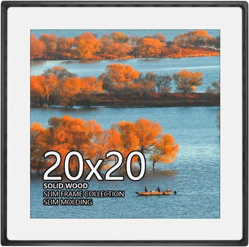Vista 9 de Marco de fotos A1, 23.4 x 33.1 marco, marco de póster grande, marco de madera teca para galería, marco de póster para fotos, obras de arte, poste