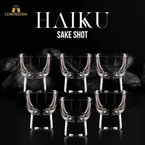 Vista 7 de LEMONSODA Haiku - Juego de vasos de chupito de sake, vasos de chupito de cristal de 2 onzas para sake, tequila, whisky, vodka, ginebra – Ideal