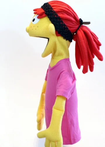 Vista 2 de Customizable Girl Puppet #1 - Professional Puppet Ministry, School, Church