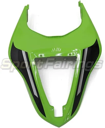 Vista 8 de Sportfairing - Kit de carenado de inyección para ZX6R 2007 2008, kit de cuerpo de plástico ABS para carenados ZX-6R 07 08, color verde y negro