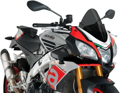 Vista 2 de Puig Pantalla Racing Aprilia Tuono V4R 1100/HECHO 1100 15-19 C/Transparente Negro