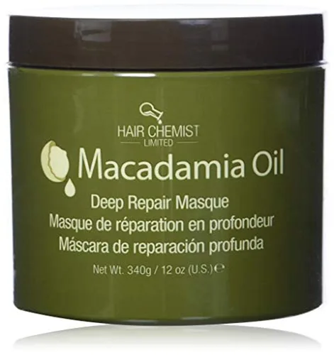 Vista 7 de Hair Chemist Máscara de reparación profunda de aceite de macadamia Peso neto 8 oz