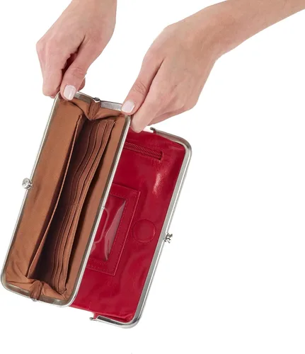 Vista 11 de HOBO Cartera de mano de cuero Lauren para mujer