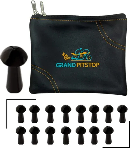 Vista 13 de GRAND PITSTOP Kit de Reparación de Pinchazos con Pistola para Neumáticos Sin Cámara con Tapón de Hongo para Pinchazos y Desinflados de Neumáticos
