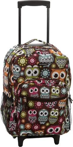 Vista 13 de Rockland - Mochila con asas dobles enrollables, Negro (Blackdot), Talla única