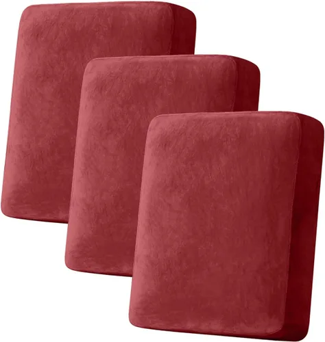 Vista 58 de Funda para Sofá de Terciopelo Elástico Funda de Cojín de Sofá 1 Pieza - Funda Elástica Lavable para Asiento o Respaldo, Fundas de Asiento para Sofás