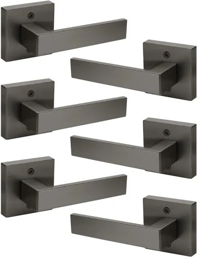 Vista 153 de KNOBWELL - Juego de cerradura con 1 picaporte resistente para puertas de una cara, ideal para puertas interiores reversibles, 0.93 libras
