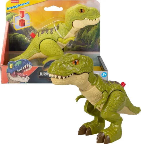 Vista 7 de Fisher-Price Imaginext Jurassic World Figura de acción de dinosaurio con movimiento activado por niños y espinas crecientes, juguete de dino