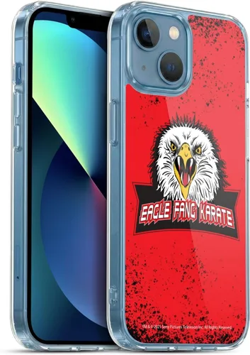 Vista 89 de Head Case Designs Funda de gel suave con licencia oficial de Cobra Kai Eagle Fang Logo Key Art compatible con Apple iPhone 7 Plus/iPhone 8 Plus