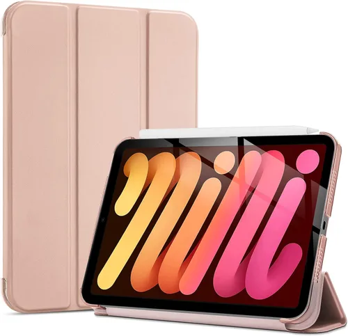 Vista 11 de ProCase Funda inteligente para iPad mini 7 A17 Pro 2024/iPad Mini 6 2021 8.3 pulgadas iPad mini 7ª/6ª generación, cubierta trasera dura para iPad