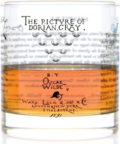 Vista 15 de Well Told Classic Literature Rocks Glass – A Christmas Carol por Charles Dickens – Vaso de whisky a la antigua moda para los amantes de los libros