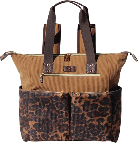 Vista 16 de ESVAN Bolsa de pañales Totepack Mochila 2 en 1 para mujer, multifuncional, de gran capacidad, con bolsillos aislados, viaje