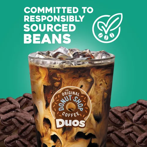 Vista 8 de The Original Donut Shop ICED Duos Cookies + Caramel Coffee, Keurig Cápsulas K-Cup de una sola porción, 60 unidades (6 paquetes de 10)