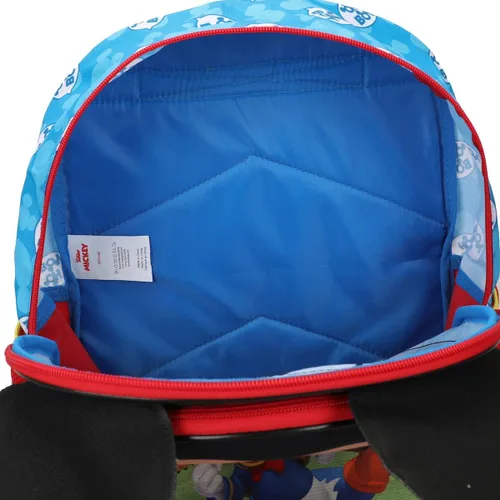 Vista 6 de Mickey Mouse Preescolar Big Mickey Face - Mochila infantil de 14 pulgadas, Multi colorido