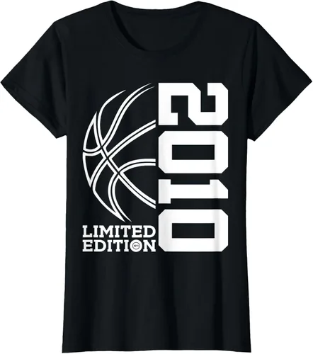 Vista 34 de Camiseta de baloncesto de 13 cumpleaños edición limitada 2010, Negro
