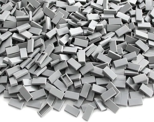 Vista 14 de 700 Piezas de Ladrillos Planos Multicolores 1×2, Bloques de Construcción a Granel para Superficies Lisas de Pared y Piso, Accesorios de Juguete