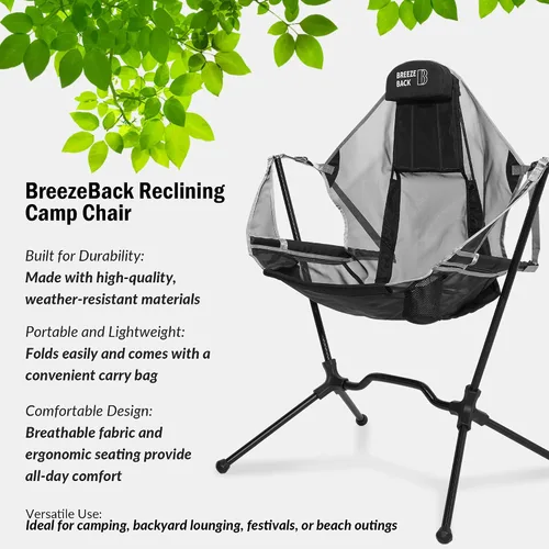 Vista 6 de Silla de campamento reclinable
