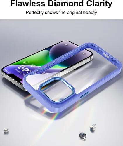 Vista 164 de HOOMIL Funda para iPhone 7 Plus/iPhone 8 Plus de 5.5 Pulgadas, sin amarillamiento, protección contra caídas, cubierta trasera dura transparente