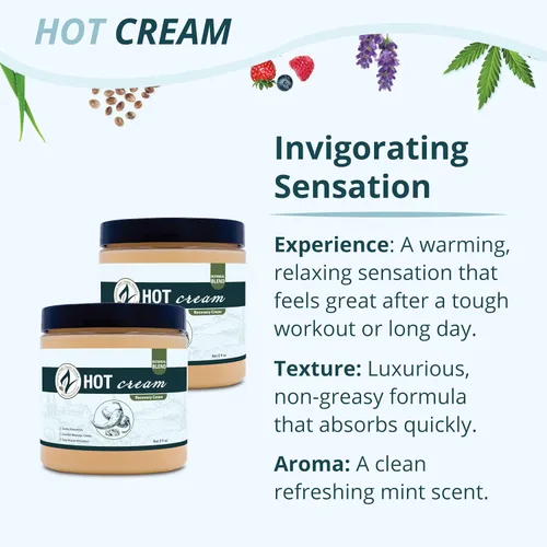Vista 4 de Zatural Crema caliente relajante para frotar muscular, gel para sudar, crema para apretar la piel, loción para entrenamiento, masaje