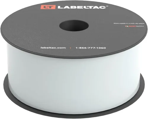 Vista 30 de Suministro de etiquetas LT4/LT4P/LTPX 0.5" x 150' Negro Print Long-Lasting Labels on Durable Water & Chemical Resistant Vinyl - Ideal for a Wide