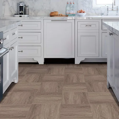Vista 3 de FloorPops FP3321 Bungalow Peel & Stick - Azulejos para suelo, neutral.