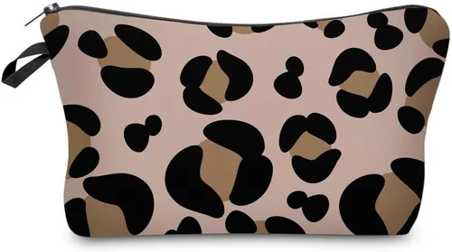 Vista 15 de Deanfun - Bolsa de maquillaje impermeable con diseño de mandala y flores, impermeable, espaciosa, cosmetiquera, bolsa de viaje ideal como regalo