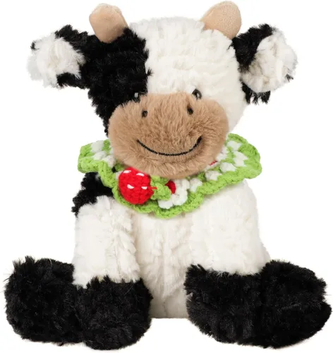 Vista 29 de Hopearl Adorable Vaca de Peluche, Juguetes de Vaca Flexible Suave, Animales de Peluche, Regalos de Cumpleaños Lindos para Niños, Niñas, Niños