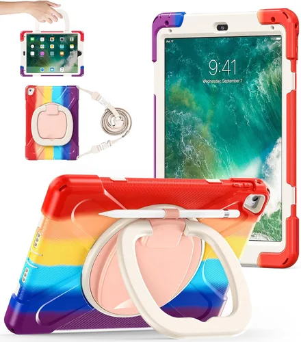 Vista 17 de BATYUE Funda para iPad de 6ª generación de 9.7 pulgadas 2018, iPad 5ª generación 2017, iPad Air 2/iPad Pro de 9.7 pulgadas, funda protectora a