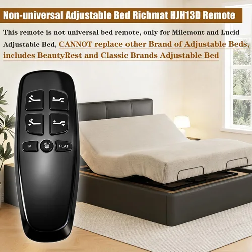 Vista 2 de Cama ajustable no universal Richmat HJH13D Control remoto de repuesto