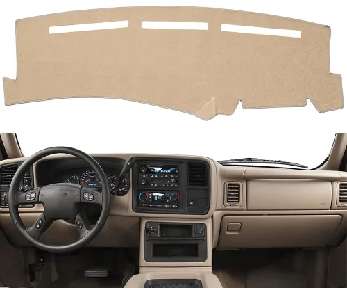 Vista 10 de Cubierta de Tablero a Medida para Chevy Chevrolet Silverado/GMC Sierra C1500 C2500 C3500 K1500 K2500 K3500 de 1997-2000, GMC Yukon/Chevy Tahoe
