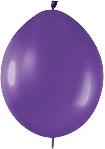 Vista 7 de AllyDrew Globos de látex Link-o-Loon, globos de cola de aguja, 12 pulgadas transparentes (juego de 10)