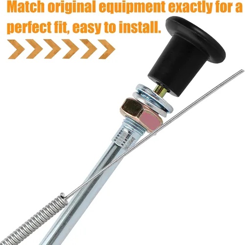 Vista 6 de Carburador universal Push Pull Choke Control Cable para 60-122 60122 290-835 290835 Tractor cortacésped 96" Conducto Go Kart Carts Mini Bike Oregon