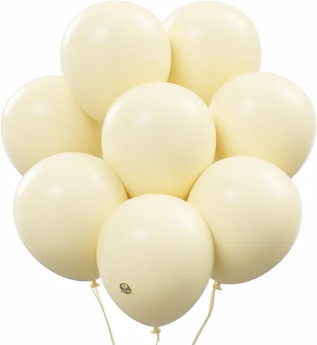 Vista 6 de AFTERLOON® - Globos de látex de goma natural de alta calidad, 24 unidades, color albaricoque, 12 pulgadas, color mate, duradero, grueso, extra