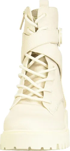 Vista 2 de GUESS Botas de combate Orana para mujer, Negro