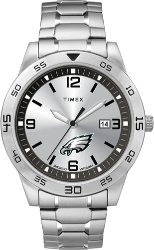 Vista 6 de Timex Tribute Reloj de cuarzo para hombre Citation de 42 mm con correa de acero inoxidable