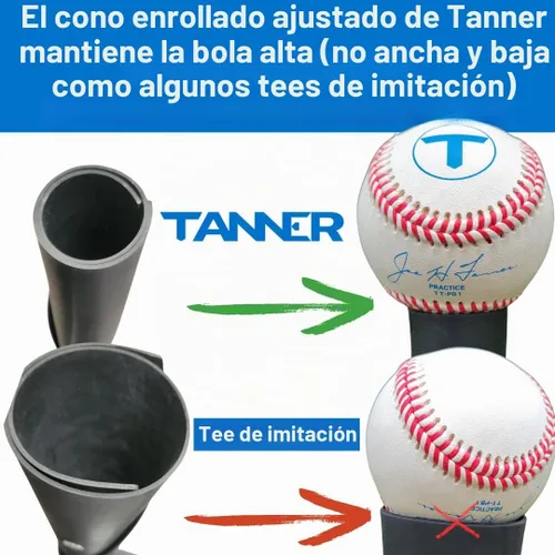 Vista 5 de Base de Bateo Pesada Tanner Base de Bateo Ultra Duradera con Base de "Garra" Ponderada para la Máxima Estabilidad en Superficies Desiguales Se