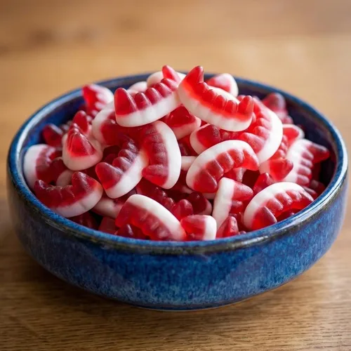 Vista 7 de Ceres Gourmet Vampire Teeth - Paquete de 24 caramelos a granel (2.82 onzas cada uno), paquetes individuales, gomitas masticables de drácula