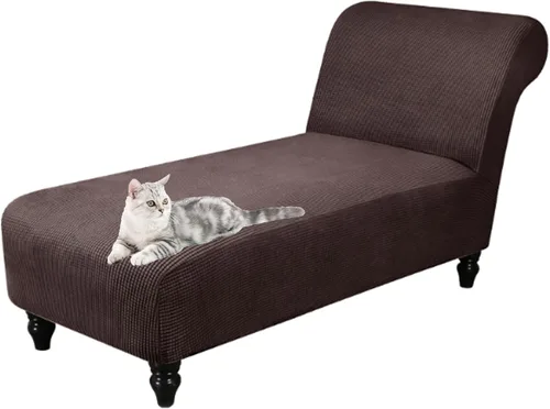 Vista 15 de Funda para tumbona sin brazos, fundas elásticas para silla de sala de estar, funda de diván sin brazos, fundas de interior para dormitorio, tela