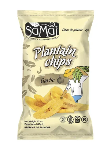 Vista 13 de SAMAI Chips de plátano de chile de 2.65 onzas, paquete de 15 unidades, totalmente naturales, sin OMG, sin gluten y Kosher
