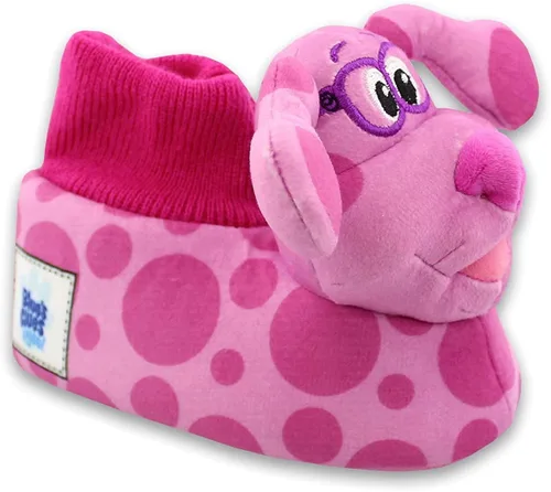 Vista 5 de Nickelodeon Blue's Clues & You - Pantuflas de felpa 3D para niños pequeños