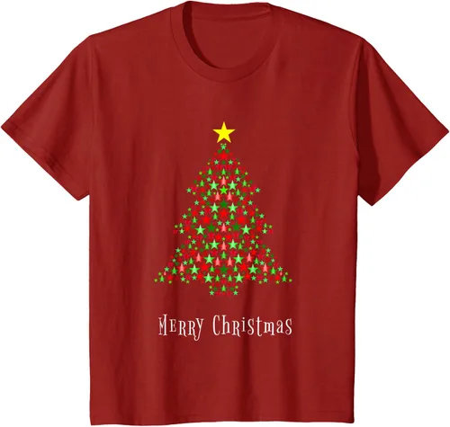 Vista 67 de Celebración del árbol de Navidad - Feliz Navidad - Camiseta de Navidad