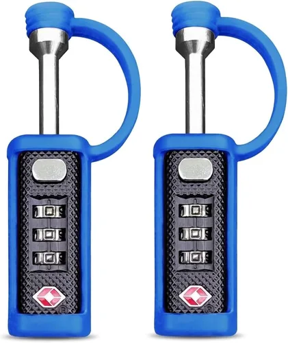 Vista 10 de Cerradura Táctica para Estuche de Armas Aprobada por TSA - Funda Protectora de Goma y MonoShaft Resistente a Cortes - Candado Seguro de Eje Único