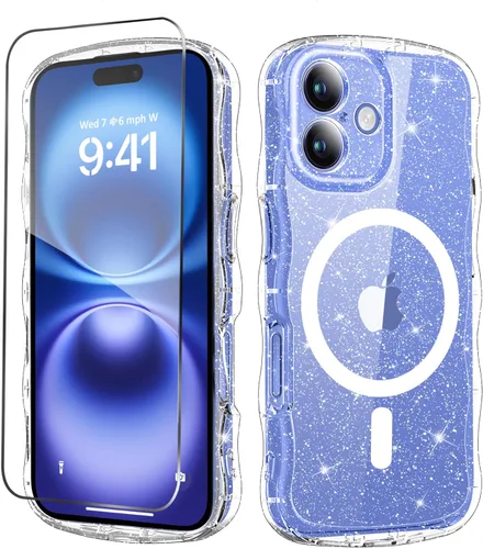 Vista 7 de MIODIK Compatible con Funda para iPhone Air, [Compatible con Magsafe] con Protector de Pantalla y Protección de Cámara Mejorada, Funda Protectora