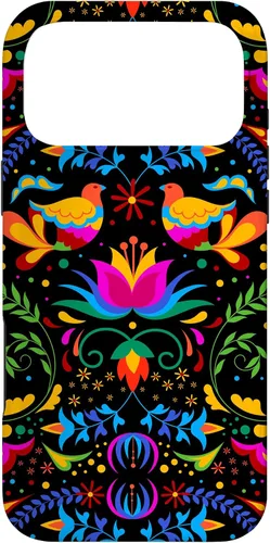 Vista 22 de Funda para iPhone 17 de Mexican Heritage Otomi Pride Love Peace Doves