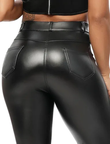 Vista 8 de SEASUM Pantalones de yoga ajustados con detalle fruncido en los glúteos, leggings de tiro alto y realce, para deportes, entrenamiento, gimnasio