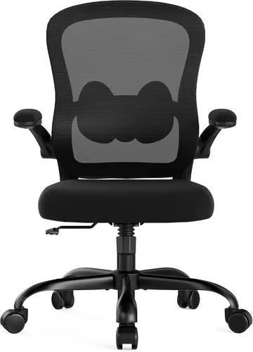 Vista 10 de Silla de oficina ergonómica para escritorio, silla de computadora con soporte lumbar 350 LBS Comfy Home Office Desk Chairs with Wheels Mesh Task